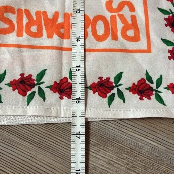 MICAS Floral Print Wrap Mini Skirt Multi print Women’s XS NEW Vacation Resort - Picture 6 of 10